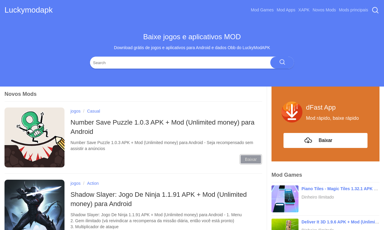 Baixar MOD APK jogos e aplicativos para Android gratuitamente