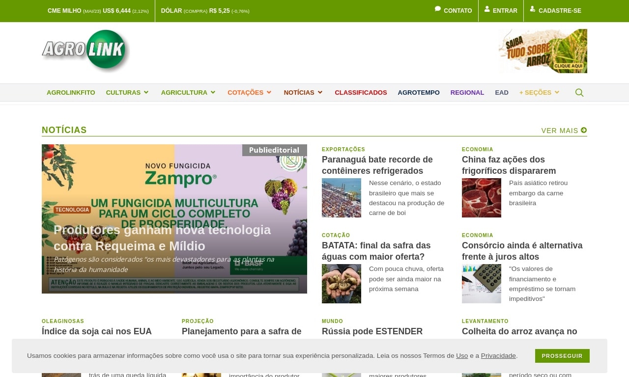 AGROLINK  O Portal do conteúdo Agropecuário. Confira: Noticias  atualizadas, Previsão do tempo, cotações, sistemas especialistas de  produtos agro, Colunistas, Classificados gerais.