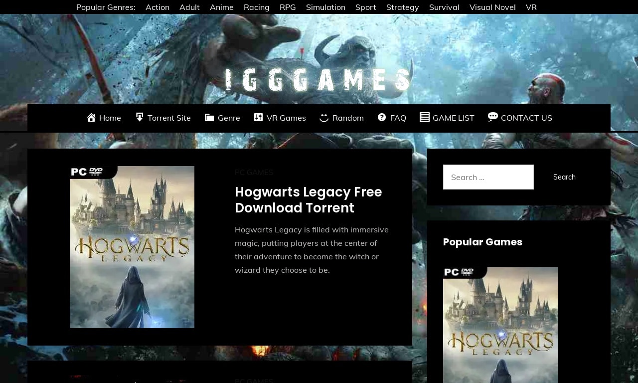 IGGGAMES » Free Download PC Games - Direct Links - Torrent