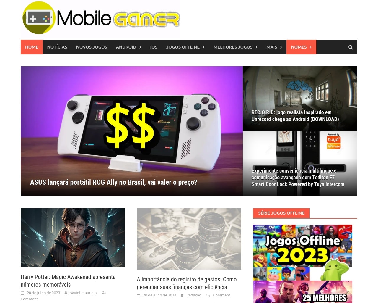 Mobile Gamer Brasil - Um site dedicado aos jogos de celular. Android e iOS.  Notícias, Análises, Reviews e Dicas