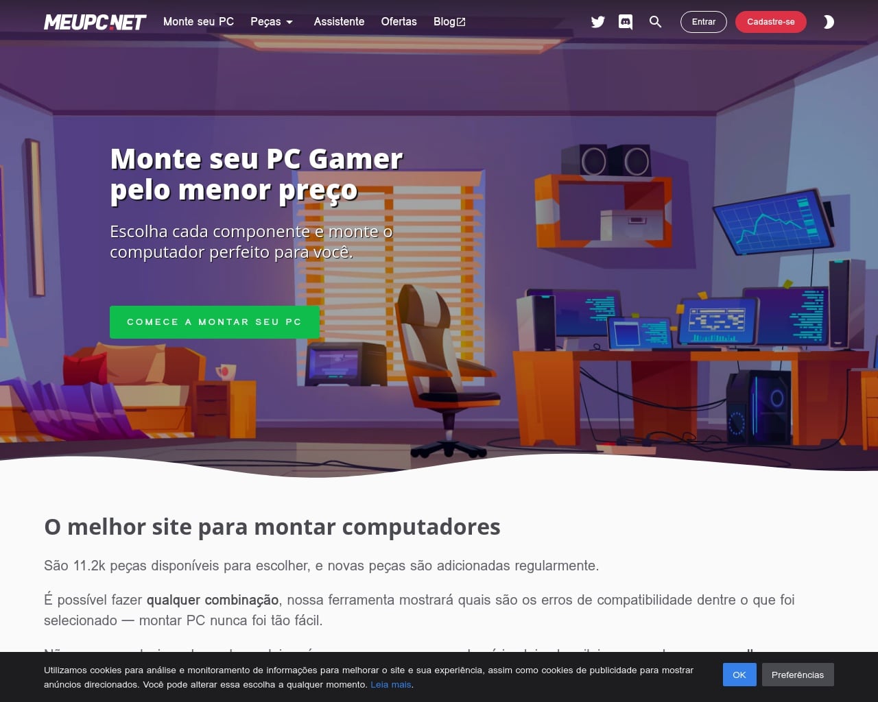 Como montar PC Gamer? Site 'meupc.net' ajuda a escolher peças e ver preço
