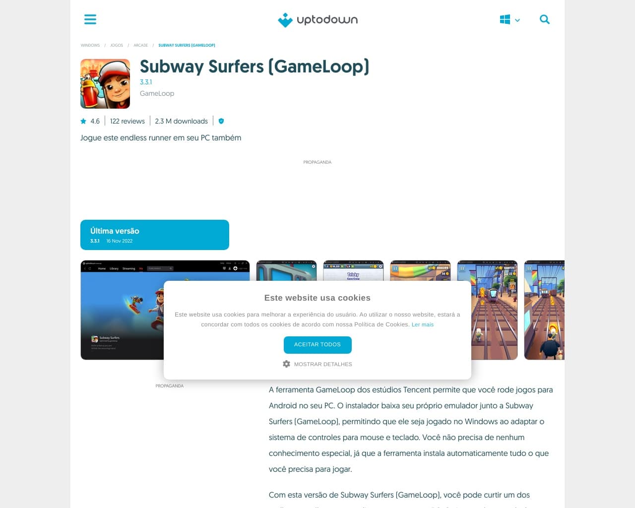 Baixe Subway Surfers (GameLoop) 3.3.1 para Windows