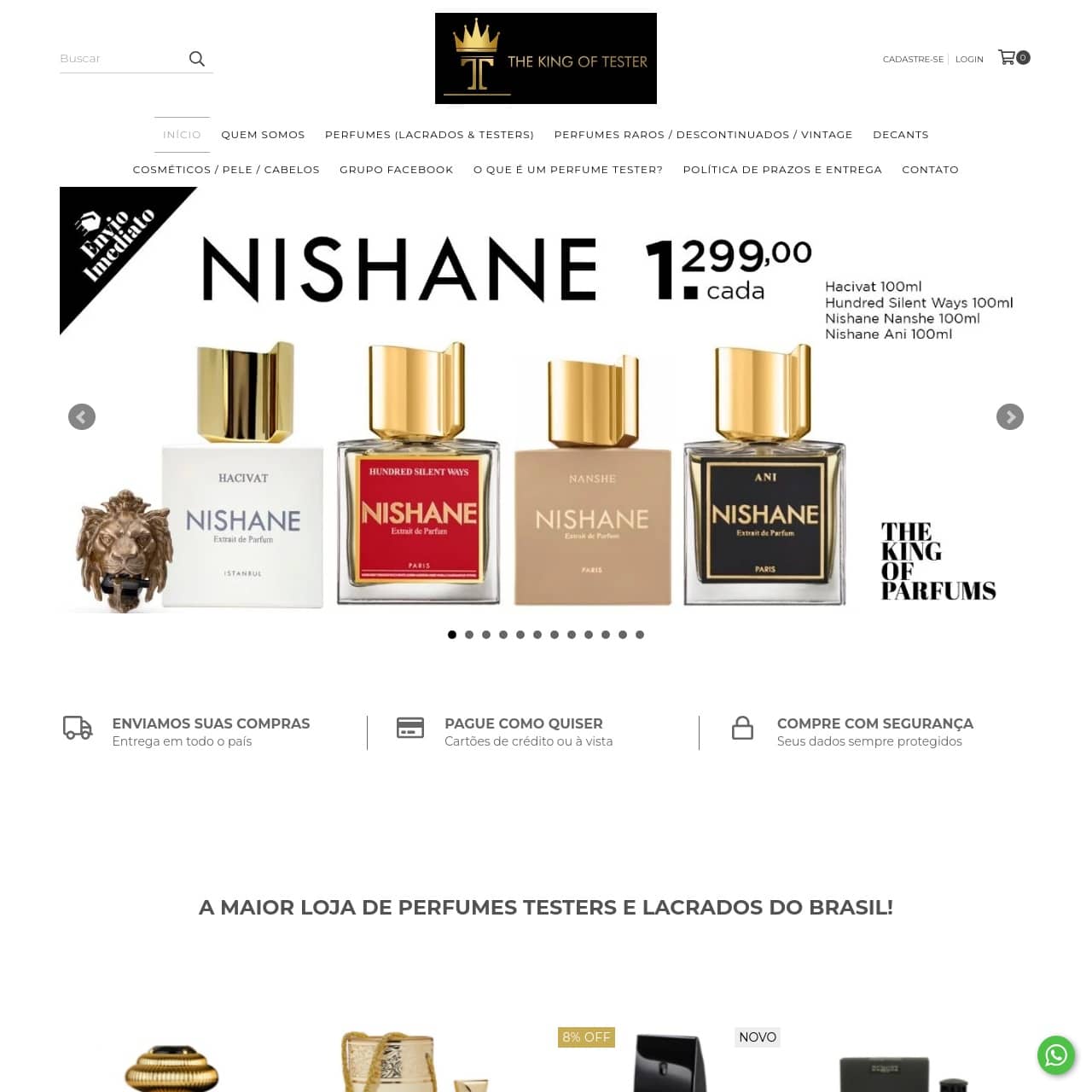 Comprar PERFUMES em The King of Tester
